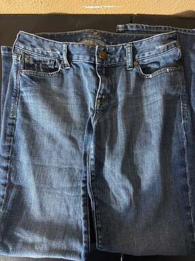 Express Jeans Women's Medium Wash Denim Jeans Size 8R
